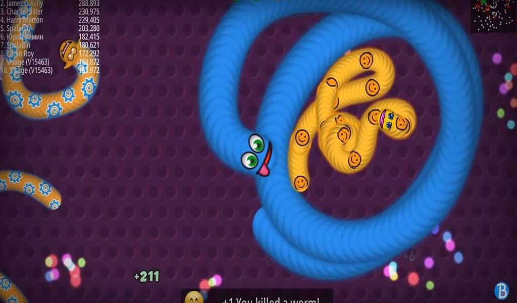 Snake Battle Arena Gameplay-Screenshot
